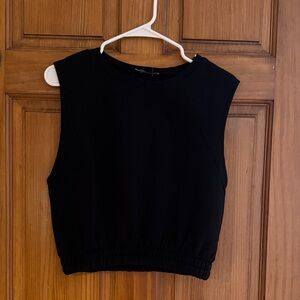 Zara Black Sleeveless Women's Top size L